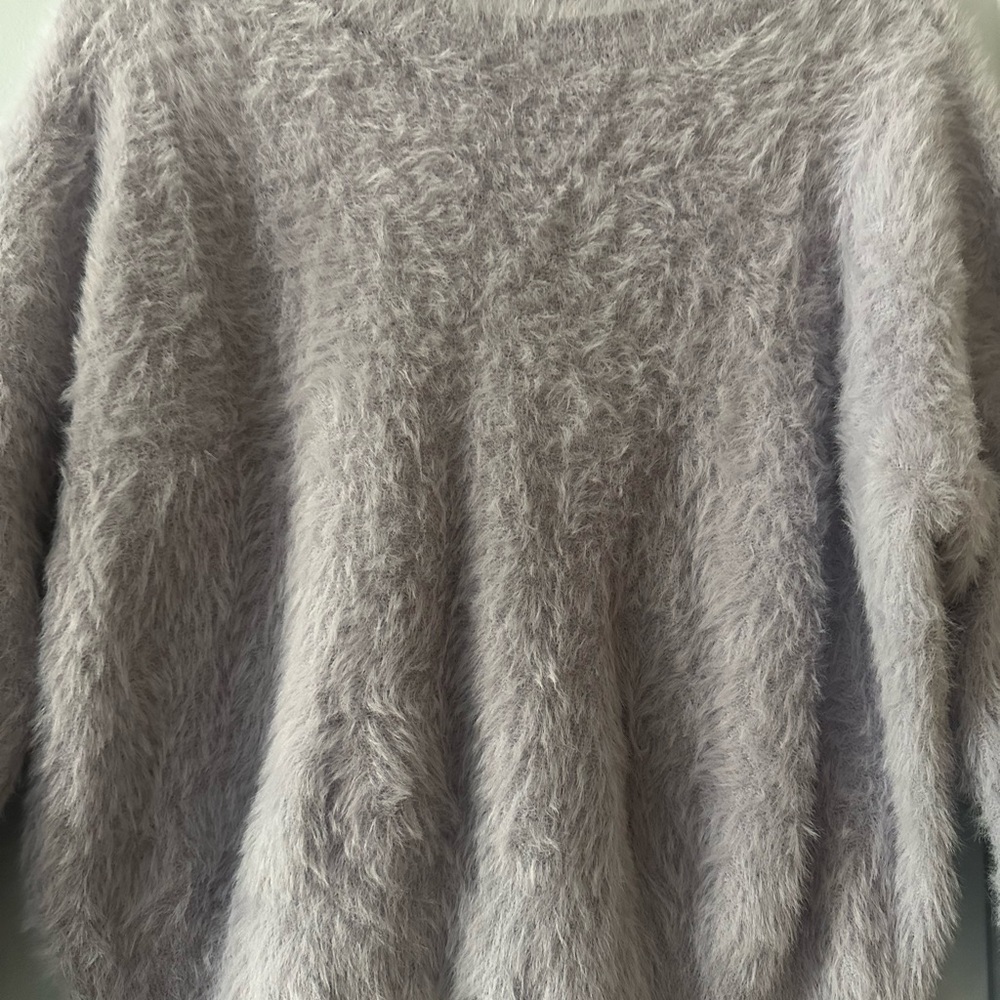 Double Zero Lavender Purple Fuzzy Sweater. Size small. - Picture 2 of 9